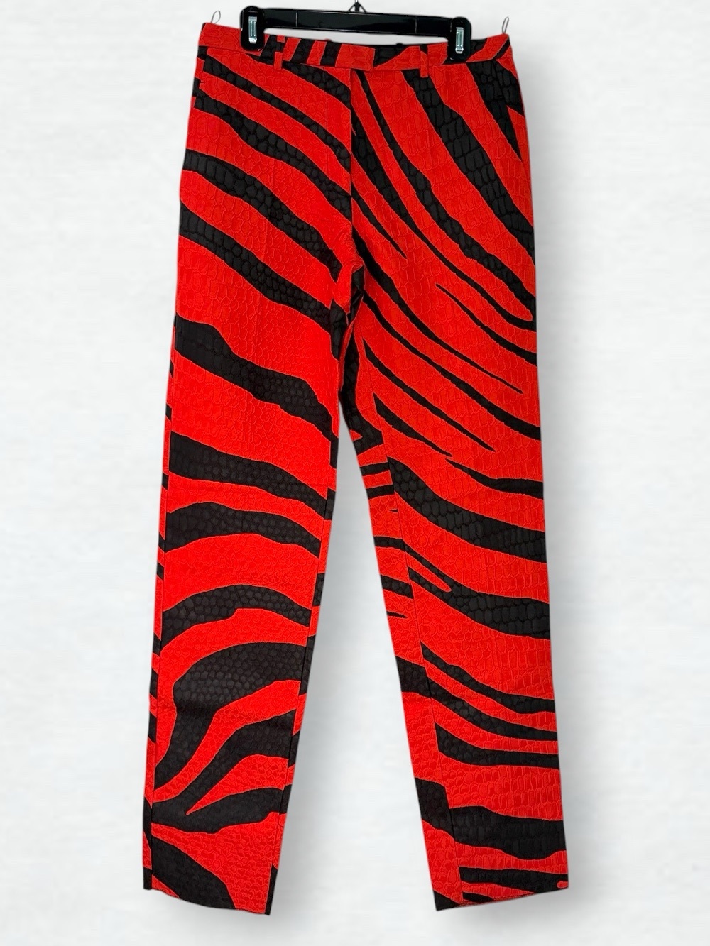 Women’s NWT Roberto Cavalli Tiger Stripe Dress Pant Size 44
